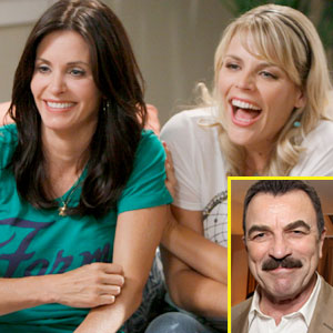 Busy Philipps, Courteney Cox, Tom Selleck Busy Philipps, Courteney Cox, Tom Selleck
